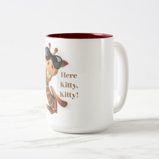 2 Couleurs Tasse de Kitty (Devant droit)