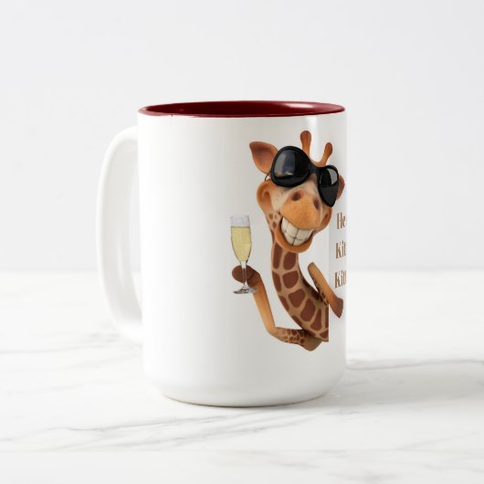 2 Couleurs Tasse de Kitty (Devant gauche)