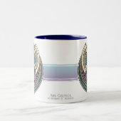 2 Couleurs Tasse de Knotwork Labrys (Centre)