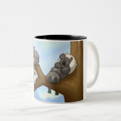 2 Couleurs Tasse de koala de sommeil (Devant droit)