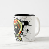 2 Couleurs Tasse de Koi (Devant droit)