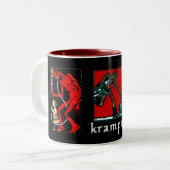 2 Couleurs Tasse de Krampus (Devant gauche)