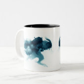 2 Couleurs Tasse de Krampus de glace (Devant gauche)