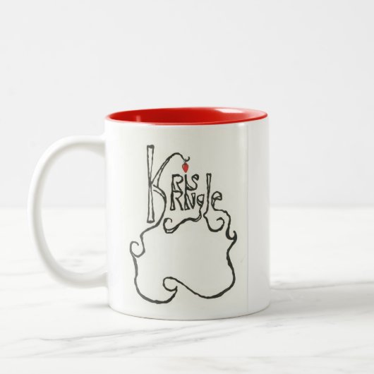 2 Couleurs Tasse de Kris Kringle (Gauche)