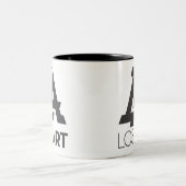 2 Couleurs Tasse de LA (Centre)
