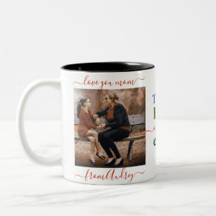 2 Couleurs Tasse de la Fête des Mères Fleurs sauvages de Spri