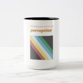 2 Couleurs Tasse de la fierté pour handicap (Centre)