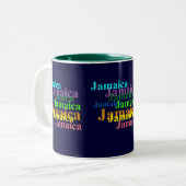 2 Couleurs Tasse de la Jamaïque (Devant gauche)