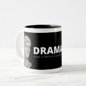 2 Couleurs Tasse de la Reine de drame de Nero (Devant gauche)