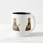 2 Couleurs Tasse de la royauté égyptienne antique – Pharaon f (Devant droit)