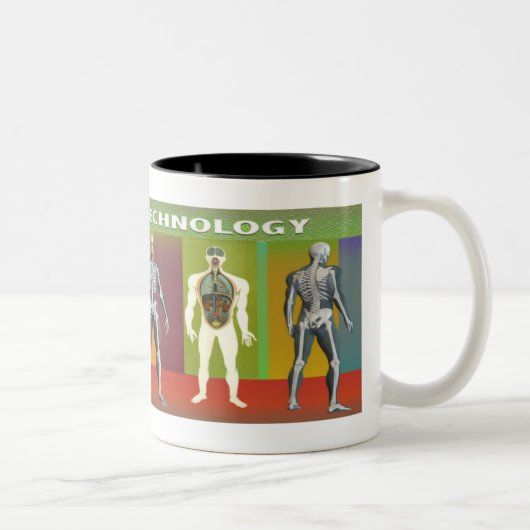 2 COULEURS TASSE DE LA SCIENCE APPLIQUÉE DE TECHNOLOGIE DE (Droit)