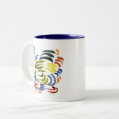2 Couleurs Tasse de la Turquie (Devant gauche)