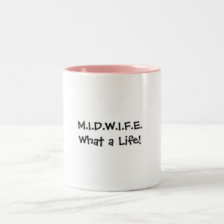 2 Couleurs Tasse de la vie de sage-femme
