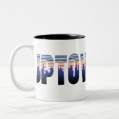 2 Couleurs Tasse de la ville haute de fille (Gauche)