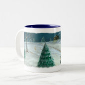 2 Couleurs Tasse de Labrador d'hiver (Devant gauche)