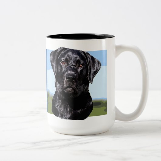 2 Couleurs Tasse de labrador retriever (Droit)