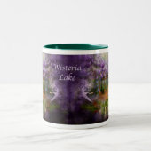 2 Couleurs Tasse de lac wisteria (Centre)