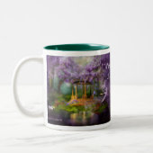 2 Couleurs Tasse de lac wisteria (Gauche)