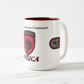 2 Couleurs Tasse de l'Afrique de commande d'opérations (Devant droit)