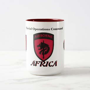 2 Couleurs Tasse de l'Afrique de commande d'opérations