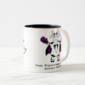2 Couleurs Tasse de laitier de confiance (Devant droit)