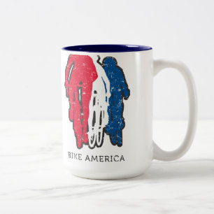 2 Couleurs Tasse de l'Amérique de vélo