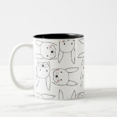 2 Couleurs Tasse de lapin (Gauche)