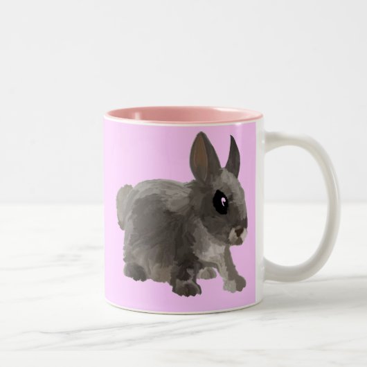 2 Couleurs Tasse de lapin (Droit)