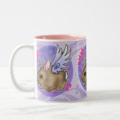 2 Couleurs Tasse de lapin d'ange (Gauche)