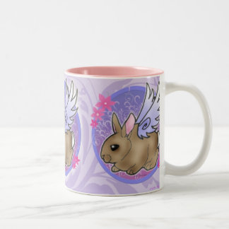 2 Couleurs Tasse de lapin d'ange