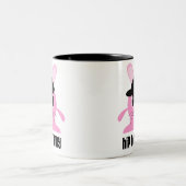 2 Couleurs Tasse de lapin de hip hop (Centre)