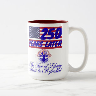 2 Couleurs Tasse de l'Arbre de la Liberté