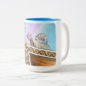2 Couleurs Tasse de l'Arche de Noé (Devant droit)