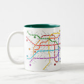 2 Couleurs Tasse de l'Argentine de buenos de métro (Gauche)