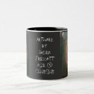 2 Couleurs Tasse de l'art de Jaiden