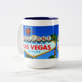 2 Couleurs Tasse de Las Vegas (Devant gauche)