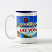 2 Couleurs Tasse de Las Vegas (Gauche)