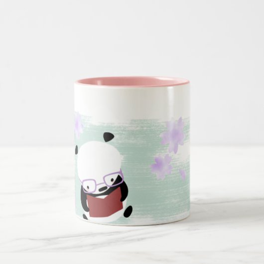 2 Couleurs Tasse de lecture de panda (Centre)