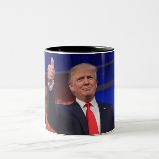 2 Couleurs Tasse de l'élection 2016 de Donald Trump (Centre)