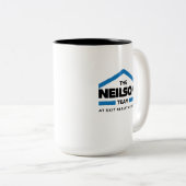 2 Couleurs Tasse de l'équipe Neilson – Blanche (Devant droit)