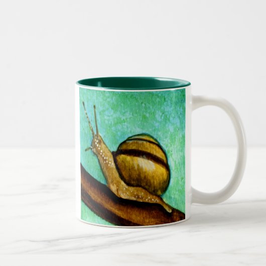 2 Couleurs Tasse de l'escargot 1 (Droit)