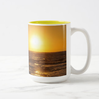 2 Couleurs Tasse de lever de soleil de stupéfaction Aloha :
