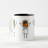 2 Couleurs Tasse de l'homme "YMCA" de doctrine (Devant gauche)