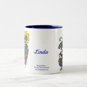 2 Couleurs Tasse de libellules (Centre)