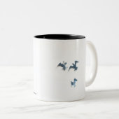 2 Couleurs Tasse de liberté en vol (Devant droit)