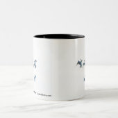2 Couleurs Tasse de liberté en vol (Centre)