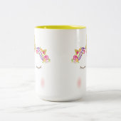 2 Couleurs Tasse de licorne (Centre)