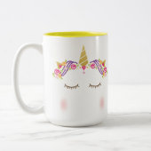 2 Couleurs Tasse de licorne (Gauche)