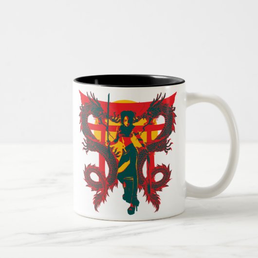 2 Couleurs Tasse de Lilly de dragon (Droit)