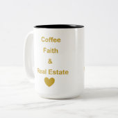 2 Couleurs Tasse de l'immobilier (Devant gauche)